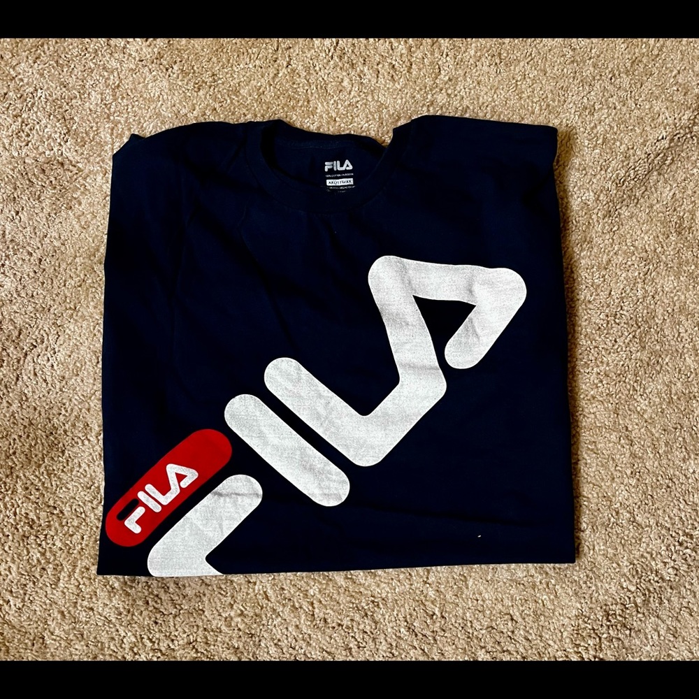 Blue Fila Tee - Picture 5 of 5
